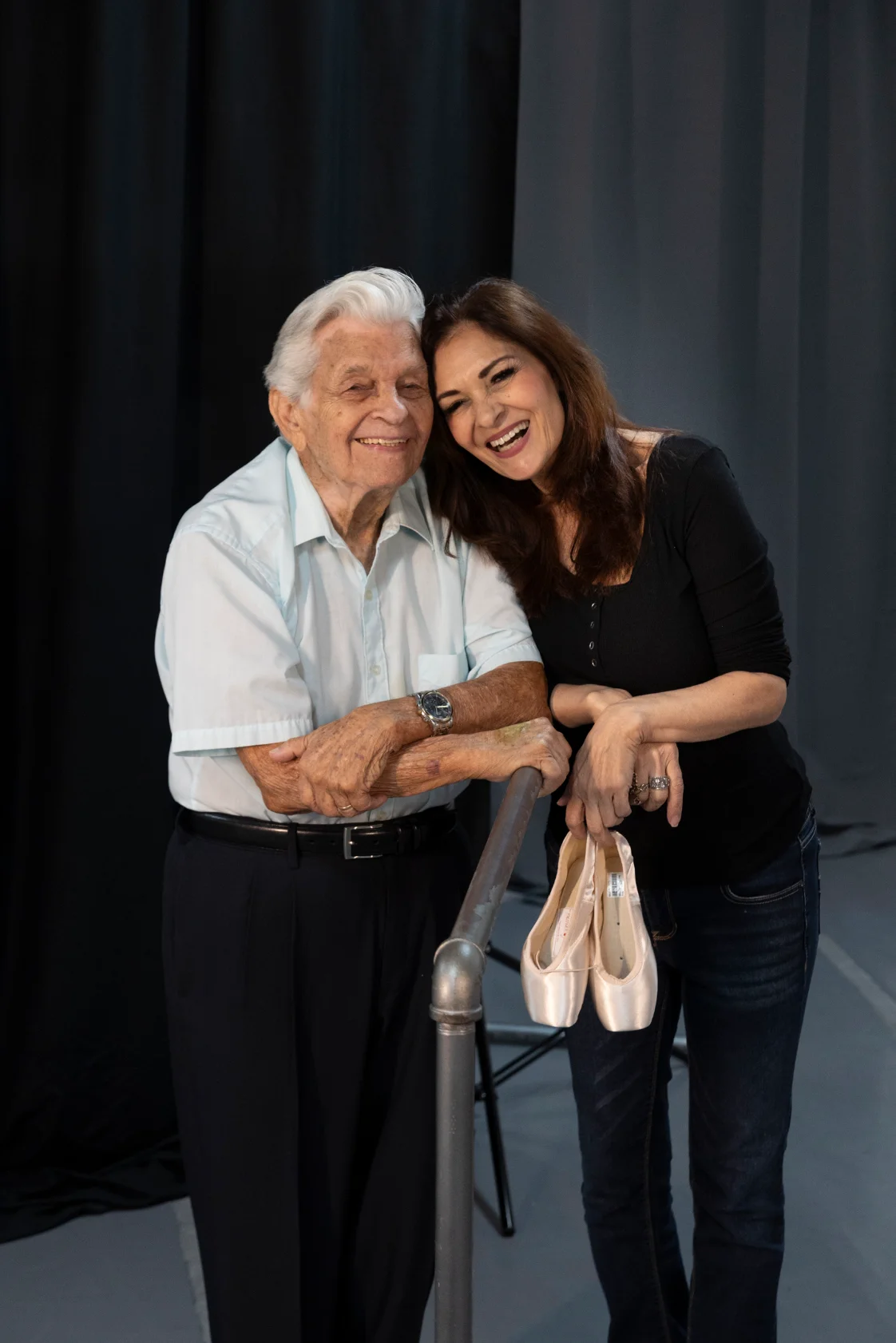 Andrei Tremaine with his daughter Natasha Middleton